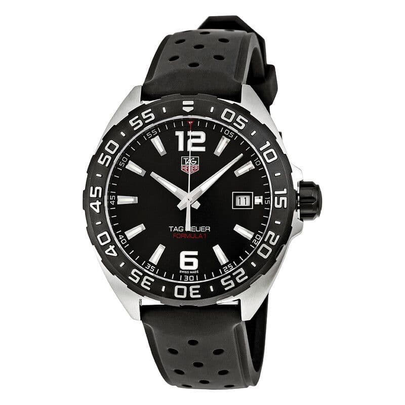 TAG Heuer Formula 1 Black Dial Rubber