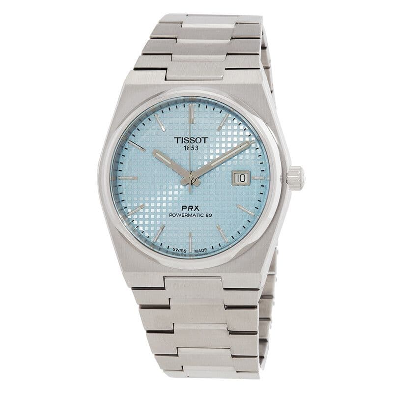 Tissot PRX Powermatic 80 Automatic Ice Blue Dial