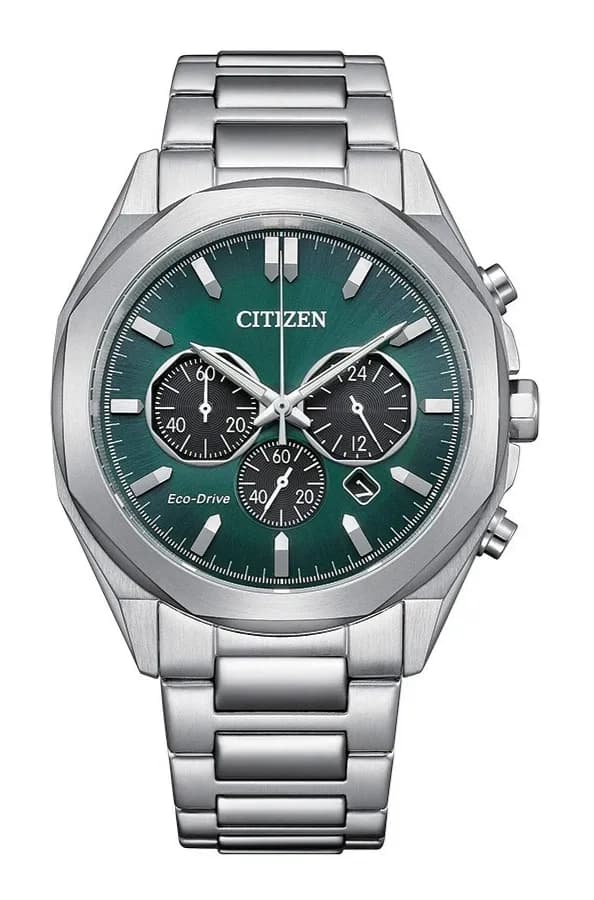 Citizen Eco-Drive Chronograph Green Dial