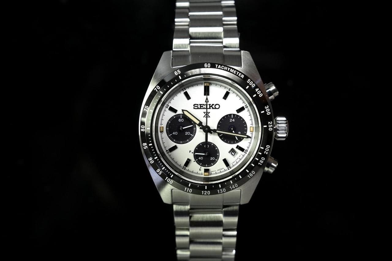 Seiko Prospex Speedtimer Solar White Dial